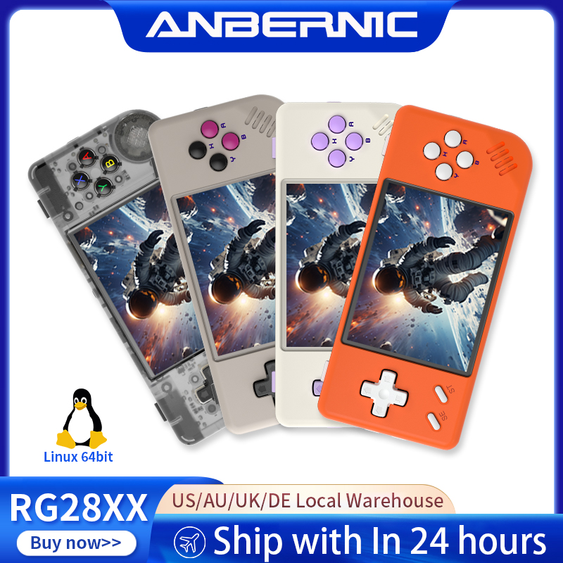 Retro Gaming N64 - ANBERNIC RG28XX เครื่องเล่นเกมพกพาแบบเรโทร ระบบปฏิบัติการลินุกซ์ 64 บิต
