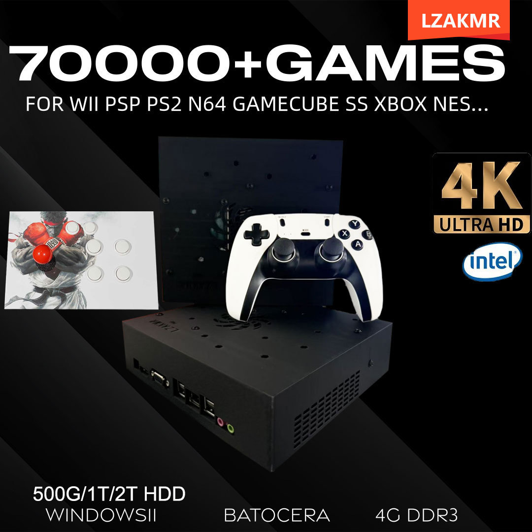 Retro Gaming N64 - เครื่องเล่นเกมย้อนยุค 70000+ เกม 2TB T8 พร้อมเล่นสำหรับ