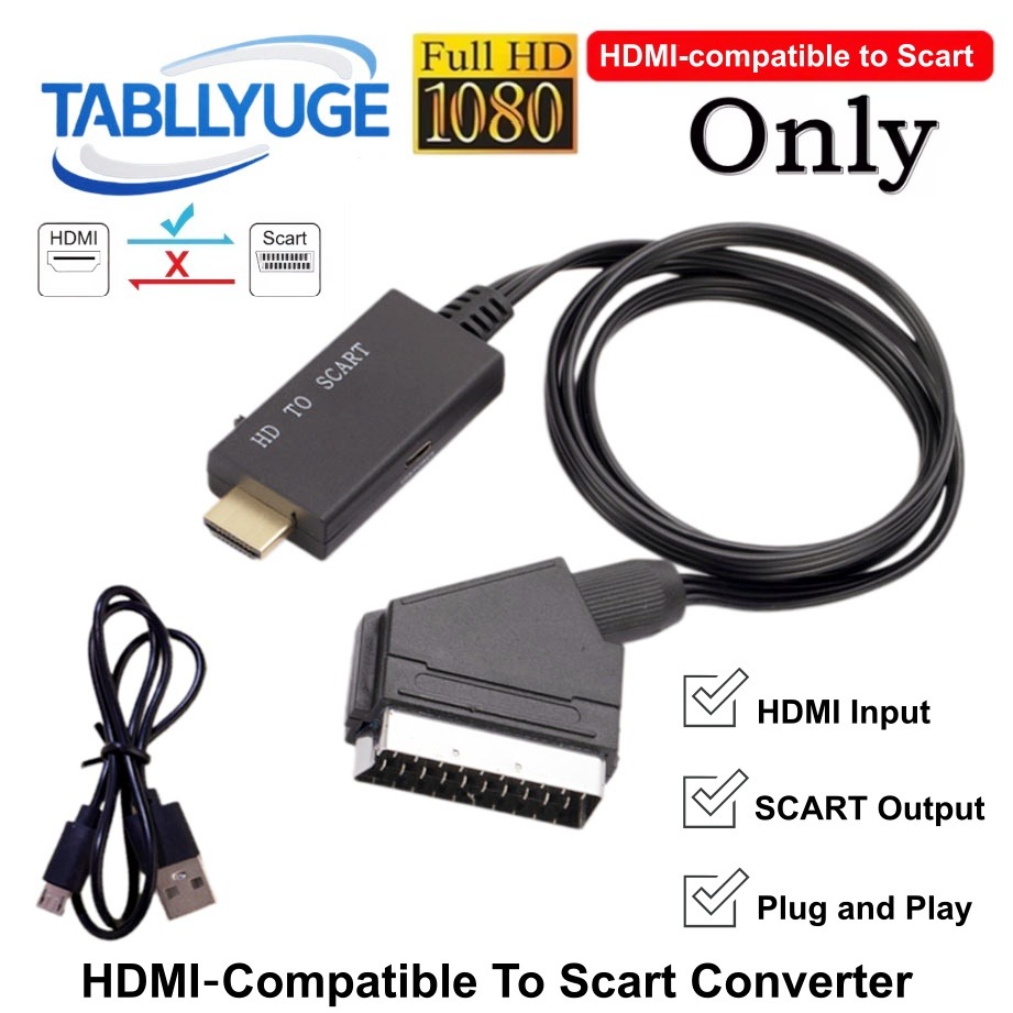 สายแปลงสัญญาณ HDMI เป็น SCART  - Scart To Hdmi บทวิจารณ์และราคา